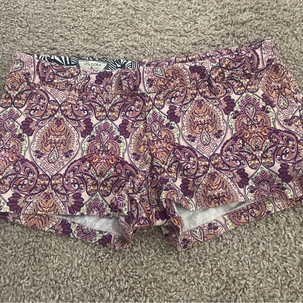 Volcom Women's Y2K Low rise Purple and Orange